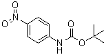 结构式 CAS# 18437-63-3, N-(4-硝基苯基)氨基甲酸叔丁酯