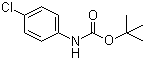 structure of CAS# 18437-66-6, tert-Butyl N-(4-chlorophenyl)carbamate