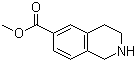 structure of CAS# 185057-00-5, 1,2,3,4-Tetrahydroisoquinoline-6-carboxylic acid methyl ester;Methyl 1,2,3,4-tetrahydroisoquinoline-6-carboxylate