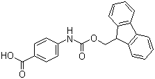 structure of CAS# 185116-43-2, Fmoc-4-aminobenzoic acid