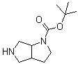 structure of CAS# 185693-02-1, Hexahydropyrrolo[3,4-b]pyrrole-1(2H)-carboxylic acid tert-butyl ester