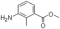 structure of CAS# 18583-89-6, Methyl 3-amino-2-methylbenzoate;Methyl 2-methyl-3-aminobenzoate