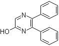 structure of CAS# 18591-57-6, 5,6-Diphenyl-2-hydroxypyrazine;5,6-Diphenylpyrazinol; 5,6-Diphenyl-2(1H)-pyrazinone