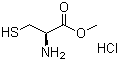 结构式 CAS# 18598-63-5, L-半胱氨酸甲酯盐酸盐