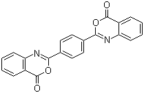 structure of CAS# 18600-59-4, 2,2'-Benzene-1,4-diylbis(4H-3,1-benzoxazin-4-one);Cyasorb UV-3638