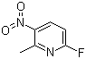 structure of CAS# 18605-16-8, 2-Fluoro-6-methyl-5-nitropyridine