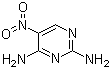 structure of CAS# 18620-73-0, 2,4-Diamino-5-nitropyrimidine