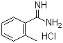 structure of CAS# 18636-98-1, 2-Methylbenzamidine hydrochloride;2-Methylbenzenecarboximidamide monohydrochloride