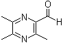 structure of CAS# 186534-02-1, 3,5,6-Trimethylpyrazine-2-carboxaldehyde