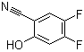 结构式 CAS# 186590-36-3, 4,5-二氟-2-羟基苯甲腈