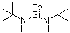 structure of CAS# 186598-40-3, Bis(tert-butylamino)silane;N,N'-Bis-tert-butylsilanediamine