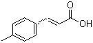 结构式 CAS# 1866-39-3, 对甲基肉桂酸; 4-甲基肉桂酸