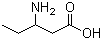 structure of CAS# 18664-78-3, 3-Aminopentanoic acid