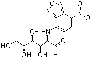 structure of CAS# 186689-07-6, 2-Deoxy-2-[(7-nitro-2,1,3-benzoxadiazol-4-yl)amino]-D-glucose;2-NBDG