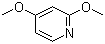 structure of CAS# 18677-43-5, 2,4-Dimethoxypyridine