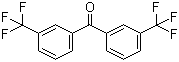 structure of CAS# 1868-00-4, 3,3'-Bis(trifluoromethyl)benzophenone