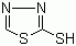 结构式 CAS# 18686-82-3, 2-巯基-1,3,4-噻二唑; 巯基噻二唑; 去甲噻二唑