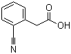 structure of CAS# 18698-99-2, 2-Cyanobenzeneacetic acid;(o-Cyanophenyl)acetic acid