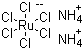 structure of CAS# 18746-63-9, Diammonium hexachlororuthenate