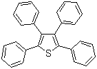 structure of CAS# 1884-68-0, Tetraphenylthiophene;2,3,4,5-Tetraphenylthiophene