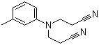 结构式 CAS# 18934-20-8, N,N-二氰乙基间甲苯胺