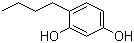 结构式 CAS# 18979-61-8, 4-正丁基间苯二酚; 2,4-二羟基正丁苯