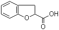 结构式 CAS# 1914-60-9, 苯并二氢呋喃-2-羧酸; 2,3-二氢-1-苯并呋喃-2-羧酸