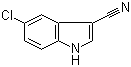 structure of CAS# 194490-14-7, 5-Chloro-3-cyanoindole;5-Chloro-1H-indole-3-carbonitrile
