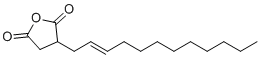 structure of CAS# 19780-11-1, 2-Dodecen-1-ylsuccinic anhydride;3-[(E)-dodec-2-enyl]oxolane-2,5-dione