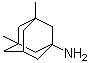 结构式 CAS# 19982-08-2, 3,5-二甲基金刚胺; 美金刚胺