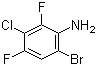 structure of CAS# 201849-12-9, 6-Bromo-3-chloro-2,4-difluorobenzenamine