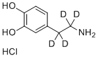 结构式 CAS# 203633-19-6, 多巴胺-d4盐酸盐