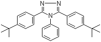 结构式 CAS# 203799-76-2, 3,5-双[4-(1,1-二甲基乙基)苯基]-4-苯基-4H-1,2,4-三唑