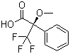 structure of CAS# 20445-31-2, (R)-(+)-alpha-Methoxy-alpha-trifluoromethylphenylacetic acid;Mosher's Acid; (+)-MTPA