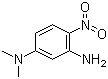 structure of CAS# 20691-71-8, 5-Dimethylamino-2-nitroaniline;(3-Amino-4-nitrophenyl)dimethylamine; N1,N1-Dimethyl-4-nitro-1,3-benzenediamine