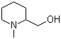 结构式 CAS# 20845-34-5, 1-甲基-2-哌啶甲醇