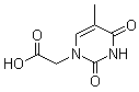 结构式 CAS# 20924-05-4, 胸腺嘧啶-1-乙酸