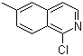 结构式 CAS# 209286-73-7, 1-氯-6-甲基异喹啉