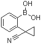 结构式 CAS# 2096339-75-0, (2-(1-氰基环丙基)苯基)硼酸
