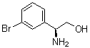 结构式 CAS# 209963-05-3, (betaS)-beta-氨基-3-溴苯乙醇