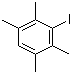 结构式 CAS# 2100-25-6, 3-碘-1,2,4,5-四甲基苯; 2,3,5,6-四甲基碘苯