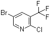structure of CAS# 211122-40-6, 5-Bromo-2-chloro-3-(trifluoromethyl)pyridine