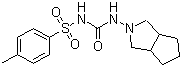 结构式 CAS# 21187-98-4, 格列齐特; 甲磺双环脲; 1-(3-氮杂双环[3,3,0]辛基)-3-对甲苯磺酰脲