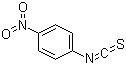 结构式 CAS# 2131-61-5, 4-硝基苯基异硫氰酸酯