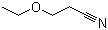 structure of CAS# 2141-62-0, 3-Ethoxypropionitrile;3-Ethoxypropanenitrile; Ethyl beta-cyanoethyl ether