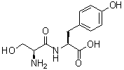 结构式 CAS# 21435-27-8, L-丝氨酰-L-酪氨酸