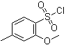 structure of CAS# 216394-11-5, 2-Methoxy-4-methylbenzenesulfonyl chloride