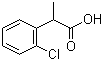 2-(2-Chlorophenyl)propionic acid molecular structure (CAS 2184-85-2)