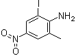 structure of CAS# 220144-91-2, 2-Iodo-6-methyl-4-nitrobenzenamine;(2-Iodo-6-methyl-4-nitrophenyl)amine