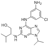 结构式 CAS# 220792-57-4, Aminopurvalanol A